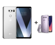 LG V30 srebrny + etui Ringke Fusion Crystal View - 454029 - zdjęcie 1